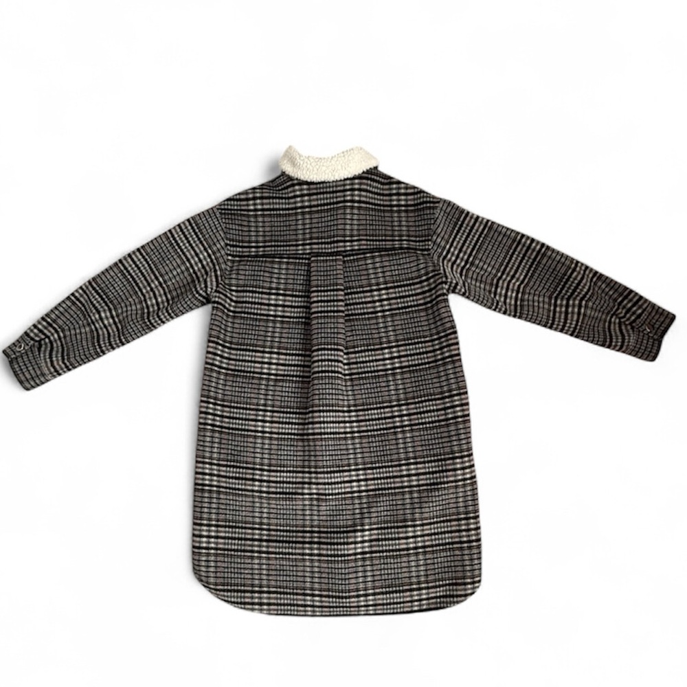 Rails Jaro Plaid Wool-Blend Sherpa Collar Coat (L) - Picture 3 of 9